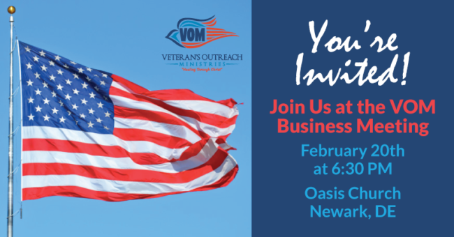 VOM Business Meeting Feb 20, 2020 - Veteran's Outreach Ministries - Delaware