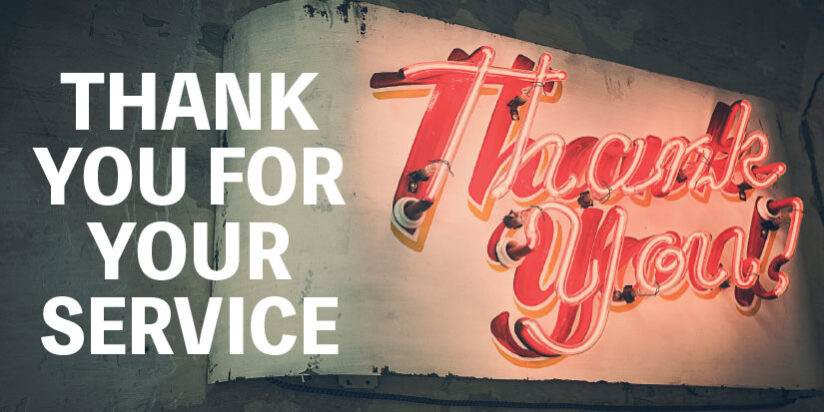 Thank You For Your Service - Veteran's Outreach Ministries