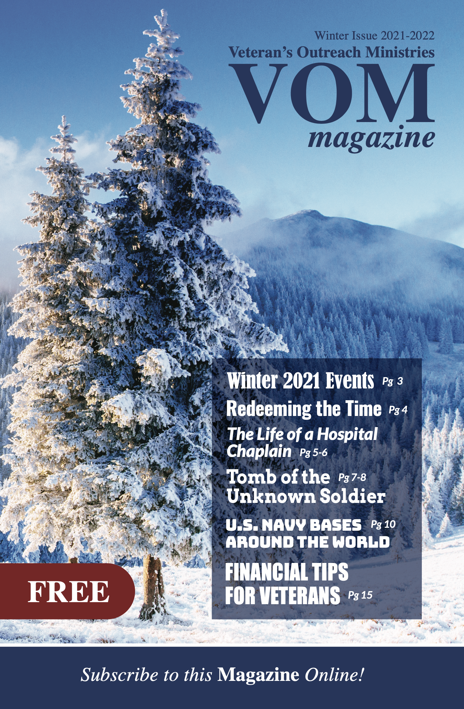 Winter 2021-2022 VOM Magazine - Veteran's Outreach Ministries