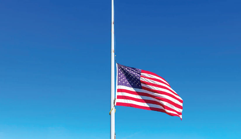 Flying the Flag at Half-Mast - Veterans Outreach Ministries