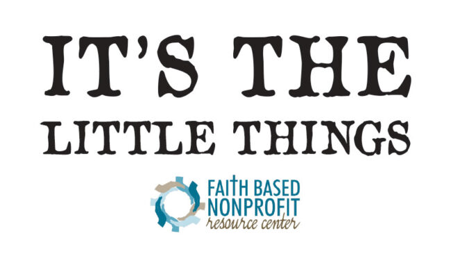 It’s The Little Things - Veteran's Outreach Ministries