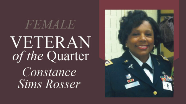 Female Veteran of the Quarter - Constance Sims Rosser - VOM Magazine - Delaware