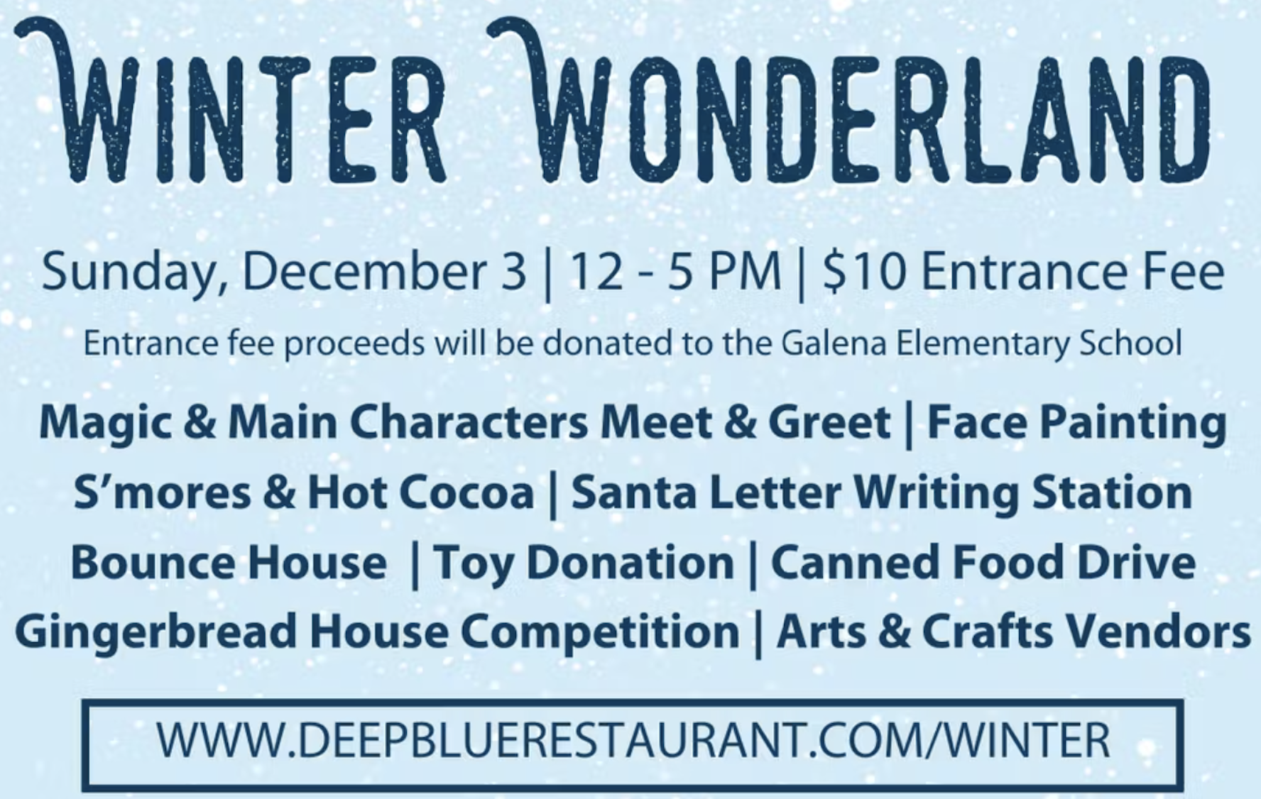 Winter Wonderland – Veterans Outreach Ministries – Delaware Winter Wonderland - Veterans Outreach Ministries - Delaware