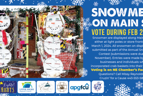 Snowmen on Main - Veterans Outreach Ministries - Delaware