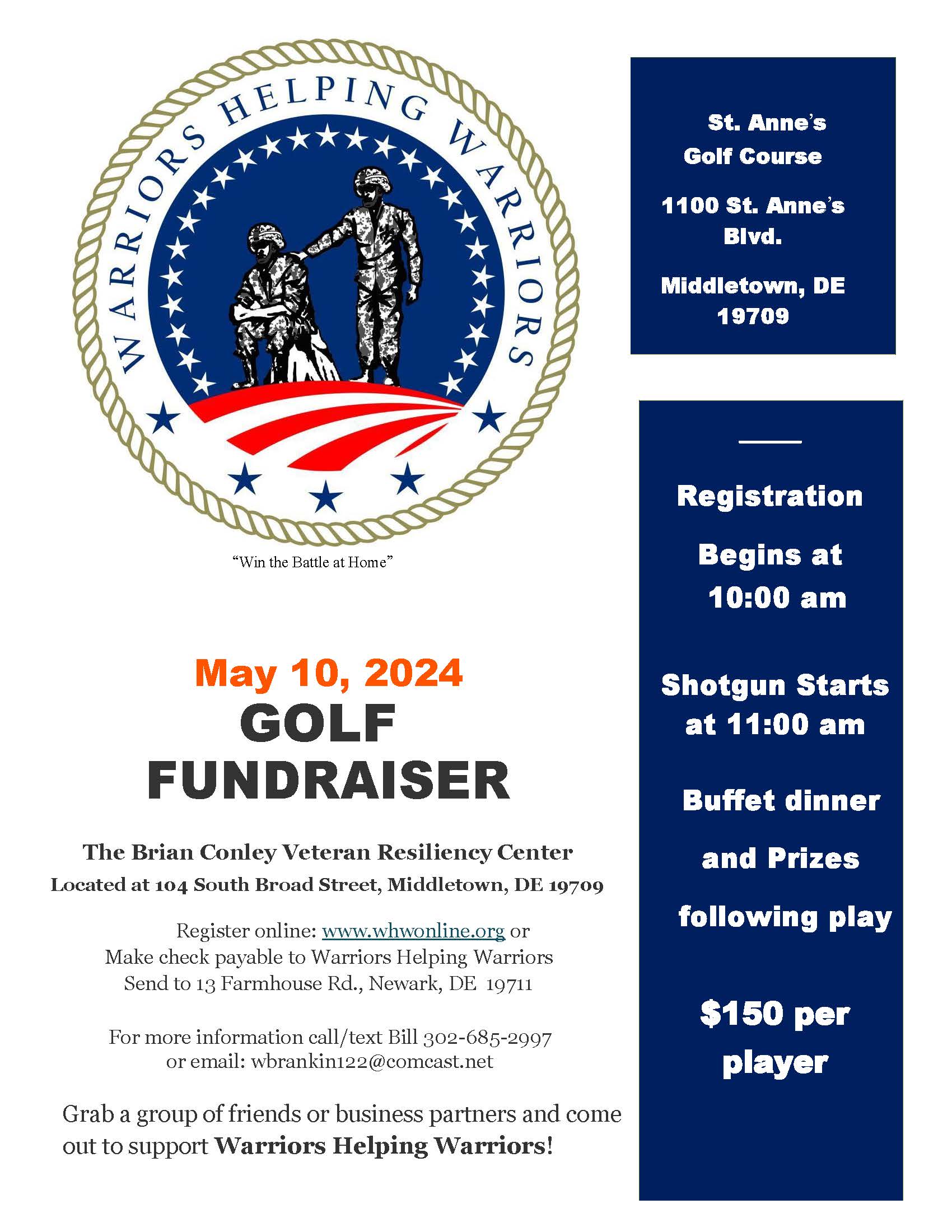 Warriors Helping Warriors Golf Tournament – Veterans Outreach Ministries – Delaware Warriors Helping Warriors Golf Tournament - Veterans Outreach Ministries - Delaware