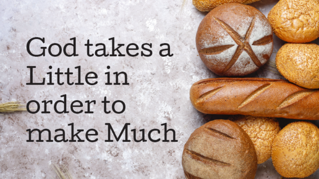 God takes a Little in order to make Much - Veterans Outreach Ministries - Delaware