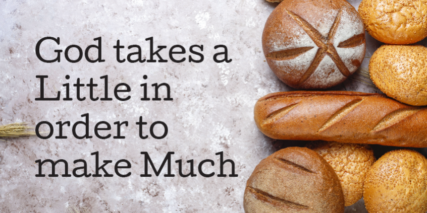 God takes a Little in order to make Much - Veterans Outreach Ministries - Delaware