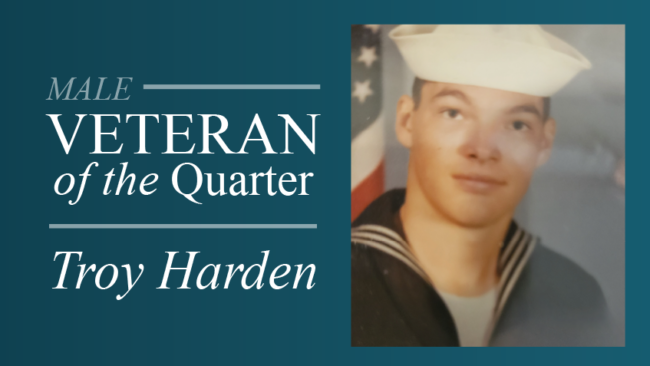 Male Veteran of the Quarter - Troy Harden - Veterans Outreach Ministries - Delaware