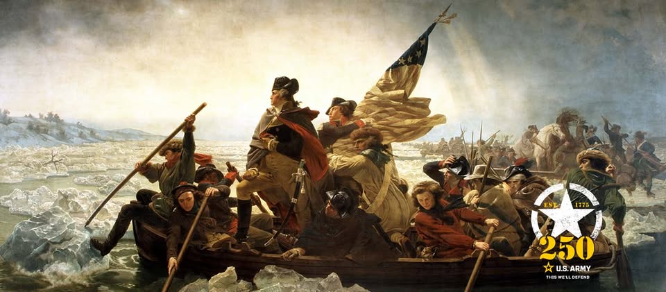 Washington Crosses Delaware River Washington Crossing the Delaware River - Army's 250th Celebration - Veterans Outreach Ministries