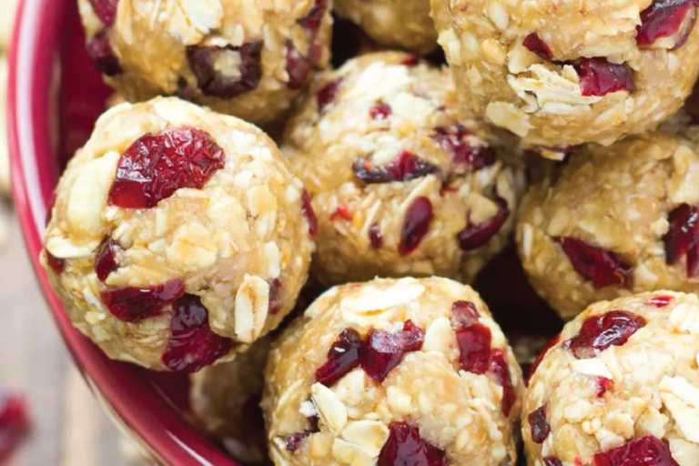 Cashew Cranberry Energy Balls Recipe